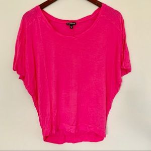 Express Hot Pink Top Shirt Size Extra Small